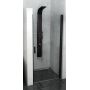Polysan Zoom Line Black drzwi prysznicowe 90 cm czarny mat/szkło przezroczyste ZL1290B zdj.1