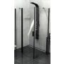 Polysan Zoom Line Black ścianka prysznicowa 90 cm boczna czarny mat/szkło przezroczyste ZL3290B zdj.1