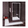 Drzwi prysznicowe przesuwne aluminium+transparent BLDP2-100 P Ravak Blix 0PPA0C00Z1 zdj.1