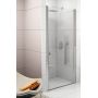 Ravak Chrome CSD1-90 drzwi prysznicowe 90 cm wnękowe biały/szkło przezroczyste 0QV70100Z1 zdj.1