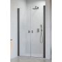 Radaway NES 6 Brushed GunMetal DWD drzwi prysznicowe 90 cm uchylne gunmetal szczotkowany/szkło przezroczyste 10027090-92-01 zdj.1