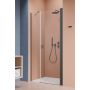 Radaway NES 6 Brushed GunMetal DWS I drzwi prysznicowe 110 cm uchylne nikiel szczotkowany/szkło przezroczyste 10028110-92-01R zdj.1