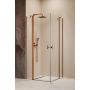 Radaway Nes Brushed Copper KDD II drzwi prysznicowe 80 cm uchylne miedź szczotkowany/szkło przezroczyste 10031080-93-01L zdj.1