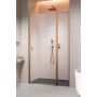 Radaway Nes Brushed Copper DWJ II drzwi prysznicowe 100 cm uchylne miedź szczotkowany/szkło przezroczyste 10036100-93-01R zdj.1