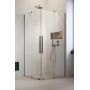Radaway Furo Brushed Nickel KDD kabina prysznicowa część lewa 80x80 cm kwadratowa nikiel szczotkowany/szkło przezroczyste 10105080-91-01L zdj.1