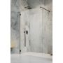 Radaway Essenza Pro 8 Black Walk-in II ścianka prysznicowa 140 cm czarny mat/szkło przezroczyste 1012140-54-01 zdj.1