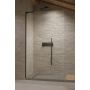 Radaway Modo SL Black II ścianka prysznicowa walk-in 75 cm czarny mat/szkło przezroczyste 10319075-54-01L zdj.1