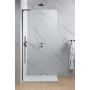 Radaway ścianka prysznicowa walk-in 75 cm gunmetal szczotkowany/szkło przezroczyste 10319075-92-01L zdj.1