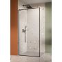 Radaway Modo F SL Black II ścianka prysznicowa 120 cm czarny mat/szkło przezroczyste 10419124-54-01L zdj.1