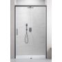 Radaway drzwi prysznicowe 150 cm rozsuwane gunmetal szczotkowany/szkło przezroczyste 387019-92-01R zdj.1