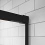 Radaway Idea PDD ścianki prysznicowe czarny/szkło przezroczyste 387150-54-01 zdj.4
