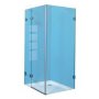 Kabina (drzwi ze ścianką stałą) chrom+transparent GSDPS-90/90 L Ravak Glassline 0BL77A00Z1 zdj.2