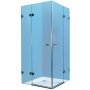Kabina prysznicowa narożna chrom+transparent GSRV4-90 Ravak Glassline 17V77A00Z1 zdj.2
