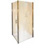 Kabina (drzwi ze ścianką stałą) biel+transparent  ESKPS-80 L Ravak Elegance 1ML40100Z1 zdj.3