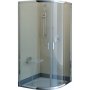 Kabina prysznicowa półokrągła aluminium+transparent Ravak Blix BLCP4-90 X3B270C00Z1 zdj.4