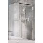 Ravak Corner Walk-In ścianki prysznicowe 120, 80 cm czarny mat/szkło przezroczyste GW1CG4300Z1 zdj.1