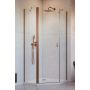 Radaway NES 6 Brushed Copper PTJ komplet 2 ścianek prysznicowych do kabiny 90x90 cm miedź szczotkowana/szkło przezroczyste 10052900-93-01 zdj.1