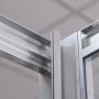 Roth Lega drzwi prysznicowe 120 cm wnękowe LLD2/1200 chrom/szkło przezroczyste 556-1200000-00-02 zdj.5