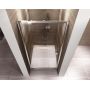 Rea Wiktor drzwi prysznicowe 80-100 cm wahadłowe chrom/szkło przezroczyste REA-K0548 zdj.4