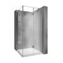 Rea Wilson kabina prysznicowa 80 cm kwadratowa szkło transparentne REA-K1006 zdj.1