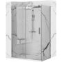 Rea Nixon-2 kabina prysznicowa 130x90 cm prostokątna lewa chrom/szkło przezroczyste REA-K5004/REA-K5011 zdj.1