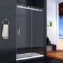 Rea Nixon-2 drzwi prysznicowe 130 cm wnękowe prawe chrom/szkło przezroczyste REA-K5005 zdj.5
