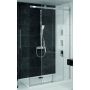 Rea Nixon-2 ścianka prysznicowa 80 cm boczna chrom/szkło przezroczyste REA-K5010 zdj.1