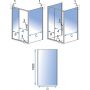 Rea Slide Pro drzwi prysznicowe 120 cm REA-K5305 zdj.2