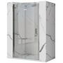 Rea Molier drzwi prysznicowe 90 cm chrom/szkło przezroczyste REA-K8539 zdj.1