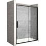 Rea Rapid Slide drzwi prysznicowe 110 cm czarny półmat/szkło przezroczyste REA-K6401