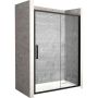 Rea Rapid Slide drzwi prysznicowe 150 cm czarny półmat/szkło przezroczyste REA-K6405 zdj.1