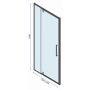 Rea Rapid Swing drzwi prysznicowe 140 cm szkło przezroczyste REA-K6415 zdj.2