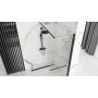 Rea Cortis Black ścianka prysznicowa Walk-In 100 cm profile czarne REA-K7740 zdj.5
