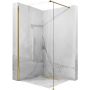 Rea Aero Gold Walk-In ścianka prysznicowa 80 cm złoty połysk/szkło przezroczyste REA-K8439 zdj.1