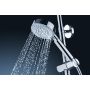 Rea Loft zestaw wannowo-prysznicowy ścienny z deszczownicą chrom REA-P0223 zdj.5
