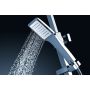 Rea Navaro zestaw wannowo-prysznicowy z deszczownicą kwadratową chrom REA-P0802 zdj.5