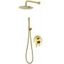 Rea Lungo Gold zestaw prysznicowy podtynkowy złoty REA-P4110 zdj.1