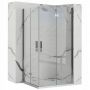 Rea Molier Double kabina prysznicowa 90x90 cm kwadratowa chrom/szkło przezroczyste REA-K8539/REA-K8539 zdj.1