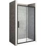 Rea Rapid Fold drzwi prysznicowe 80 cm czarny/szkło przezroczyste REA-K6418 zdj.1