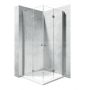 Rea Fold-2 drzwi prysznicowe 70 cm chrom/szkło przezroczyste REA-K7444 zdj.1