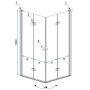 Rea Fold-2 drzwi prysznicowe 70 cm chrom/szkło przezroczyste REA-K7444 zdj.2
