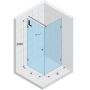 Riho Artic A201 kabina prysznicowa prostokątna 80x100 cm lewa szkło czyste GA0202601 zdj.2