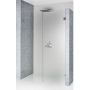Riho Scandic NXT X102 drzwi prysznicowe 140 cm wnękowe prawe chrom błyszczący/szkło przezroczyste G001016120 zdj.1