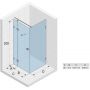 Riho Scandic NXT X203 kabina prysznicowa 120x80 cm prostokątna lewa czarny mat/szkło przezroczyste G001063121 zdj.2