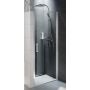 Riho Novik Z101 drzwi prysznicowe 90 cm wnękowe chrom błyszczący/szkło przezroczyste G003002120 zdj.1