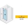 Riho Novik Z111 drzwi prysznicowe 90 cm wnękowe chrom błyszczący/szkło przezroczyste G003004120 zdj.2