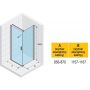 Riho Novik Z201 kabina prysznicowa 90x120 cm prostokątna chrom błyszczący/szkło przezroczyste G003013120 zdj.2