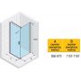 Riho Novik Z201 kabina prysznicowa 100x120 cm prostokątna chrom błyszczący/szkło przezroczyste G003017120 zdj.2