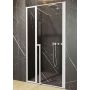 Riho Lucid GD104 drzwi prysznicowe 110 cm wnękowe biały mat/szkło przezroczyste G005004122 zdj.1