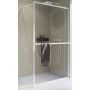 Riho Lucid GD400 Walk-In ścianka prysznicowa 120 cm wolnostojąca biały mat/szkło przezroczyste G005027122 zdj.1